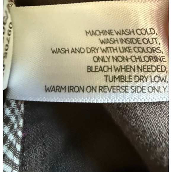 NWT Women's Old Navy Brown Corduroy Blazer Jacket with Plaid Trim Size L - Picture 11 of 13